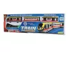 Vonat klt., el., hang+fény, pálya: 176 cm, 61x19 cm dob. (2xAA)