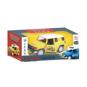   Autós játék hang- és fényhatásokkal, nyitható ajtókkal.