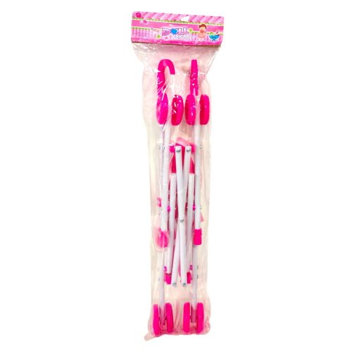 Babakocsi, ernyős, műa., 2 féle, 30x41 cm, zacsk.