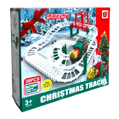 Összeépítős mozdony pálya klt., XM, el., 18x21 cm dob.