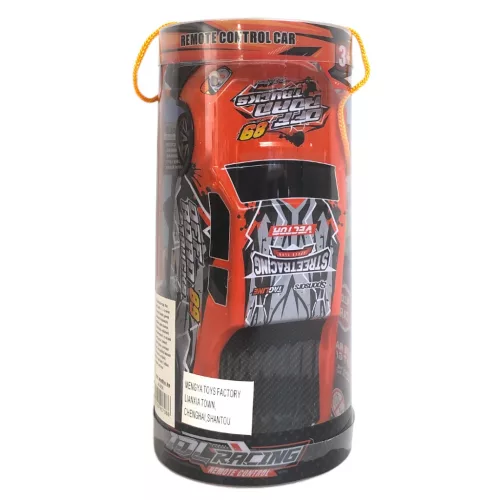 R/C fém autó, el., vil., fullfunkció, 4 szín, 18 cm, 12 db/disp.