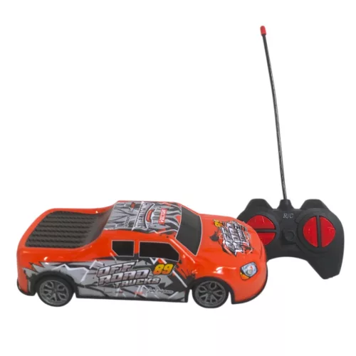 R/C fém autó, el., vil., fullfunkció, 4 szín, 18 cm, 12 db/disp.