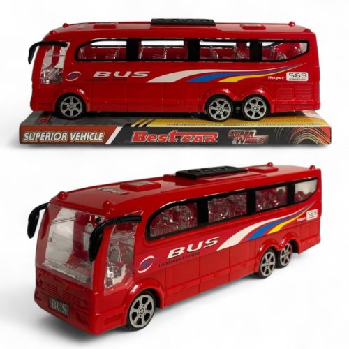 Busz, lend., belátós, 2 szín, 26x10 cm plf.