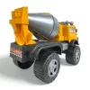 Szabadonfutó betonkeverő teherautó, 23x43 cm méretben.