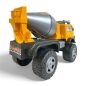 Szabadonfutó betonkeverő teherautó, 23x43 cm méretben.