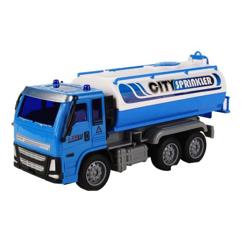 Teherautó, tartályos, lend., 20 cm, 23x12 cm plf.