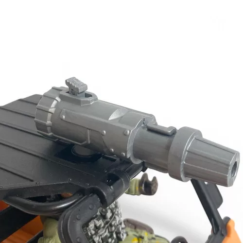 Katonai játékautó, 27x18 cm, strapabíró és részletgazdag.