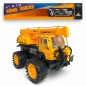   Teherautó munkagépes lendkerekes játék, 30x23 cm méretben.