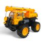   Teherautó munkagépes lendkerekes játék, 30x23 cm méretben.