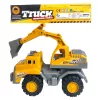 Teherautó, munkagépes, homokozós, markolós, 26 cm, 38x26+ cm zacsk.