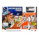 Autópálya összeépítős klt., el., űrhajó, űrállomás, + 2 űrhajós fig,. +kieg, 35x25 cm dob.