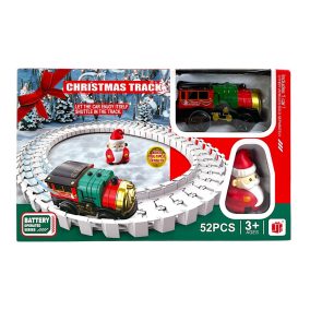   Összeépítős mozdony pálya klt., XM, el., vil. 26x16 cm dob.