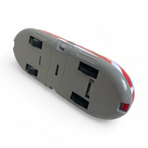 Fém vonat, hátrah., oda-vissza megy, 6 féle, 12 cm, 12/disp.