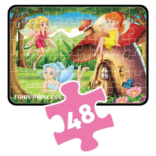 Tündéres puzzle szett 24-60 db-os, 4 az 1-ben gyerekeknek.