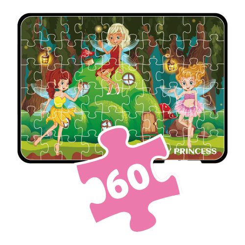 Tündéres puzzle szett 24-60 db-os, 4 az 1-ben gyerekeknek.