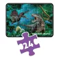 Dinós 4 az 1-ben puzzle készlet: 24-60 db-os képek