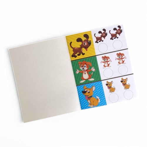 Nyuszi mintás nyomdakészlet gyerekeknek, kreatív játék.