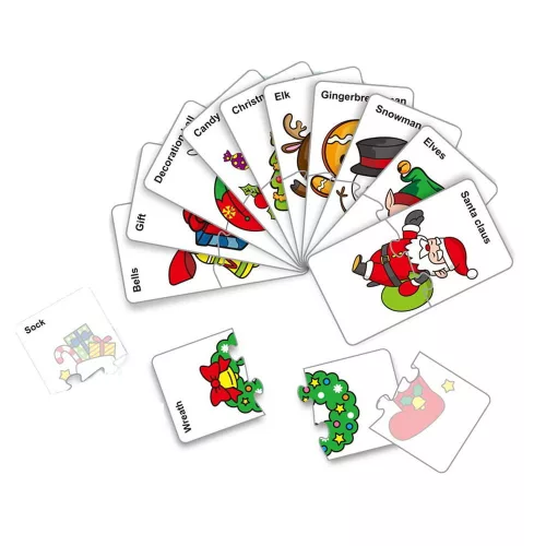 Képpárosító, kártya, puzzle, XM, 12 db, 16x16 cm dob.