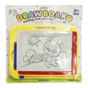   Mágneses tábla vasporral, 31x42 cm, kreatív játék gyerekeknek.