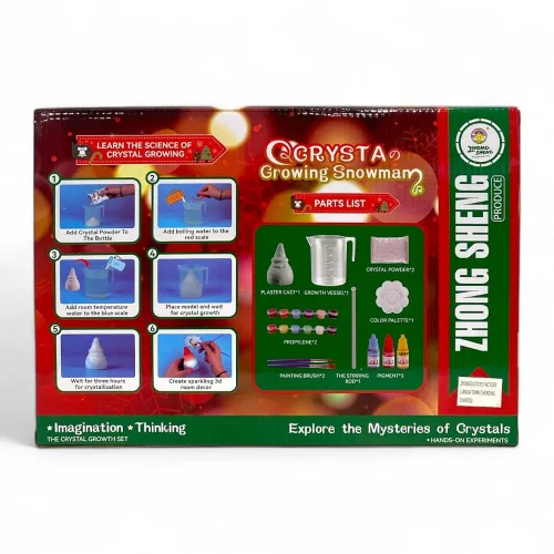 Mikulás kifestő készlet kristályos meleg vízben oldódó