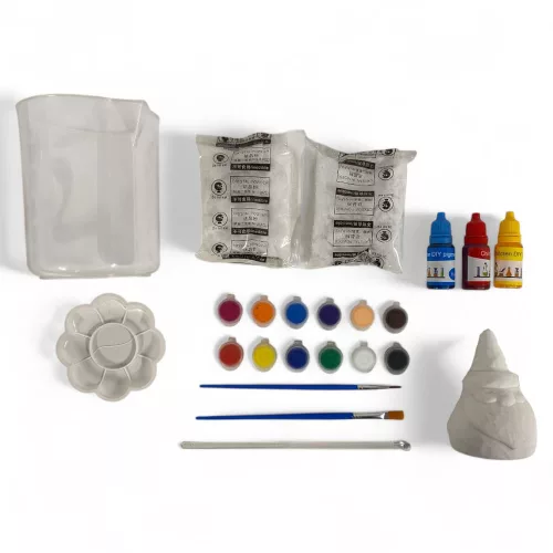 Mikulás kifestő készlet kristályos meleg vízben oldódó