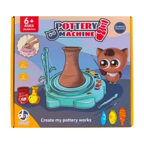   Kerámia készítő klt., el., forgató,+ festék, 28x25 cm dob.