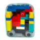 Építőkocka klt., vinyl, soft, Hátitáskában, fiús színben, 20x22 cm