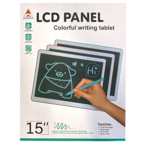   Rajzoló tábla klt., el., LCD kijelző, 3 szín, 24x32 cm dob.