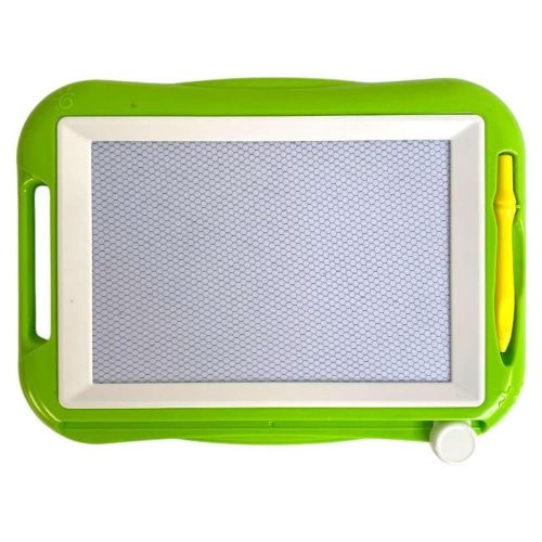 Mágneses tábla vasporral, 28x25 cm - kreatív játék gyerekeknek.