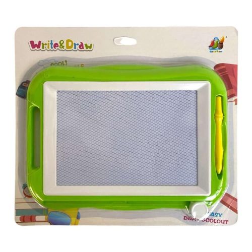 Mágneses tábla vasporral, 28x25 cm - kreatív játék gyerekeknek.