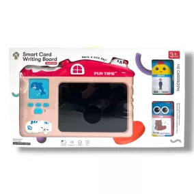   Rajzoló tábla klt., el., Kártya leolvasó, angol oktató, LCD kijelző,USB csatlakozós, 2 szín, 43x25 cm dob.