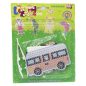 Vasalós gyöngy klt., járművek, 4 féle, 22x17 cm lapon