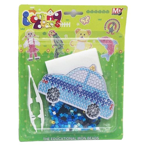 Vasalós gyöngy klt., járművek, 4 féle, 22x17 cm lapon