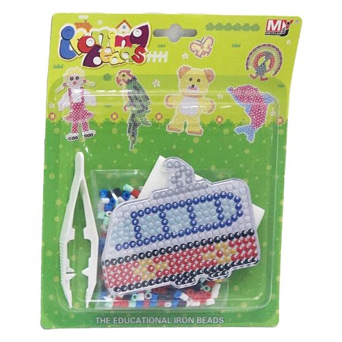 Vasalós gyöngy klt., járművek, 4 féle, 22x17 cm lapon