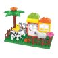   Farm építő készlet, 45 db-os, kreatív játék gyerekeknek.