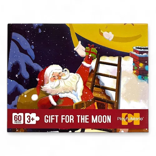 60 darabos, 26x20 cm-es puzzle gyerekeknek, élénk színekkel.