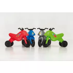   Raulos Super bike 4: Közepes méretű, 58x28x44 cm, 2.5 kg motor.