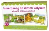 Keresd a párját: párosító puzzle játék gyerekeknek, 12 féle.