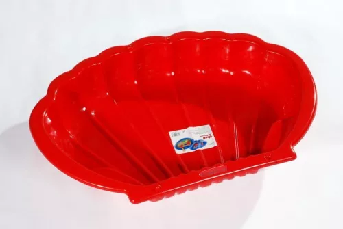 Kagyló alakú homokozó/medence, 4 színben, 108x78x18,5 cm