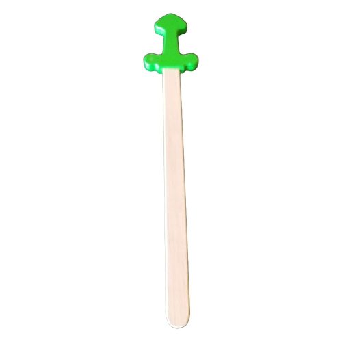 Fa kard színes markolattal, 56 cm hosszú gyermekjáték.