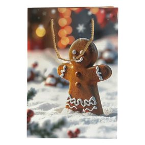 Papírtasak, mézeskalács, XM, 28,5x42 cm