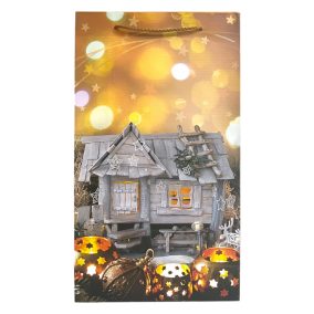 Papírtasak, házikó, XM, 22x37 cm