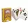 Kártya, Póker, Copag Texas Hold'em Gold Red, 2 nagy indexes plasztik