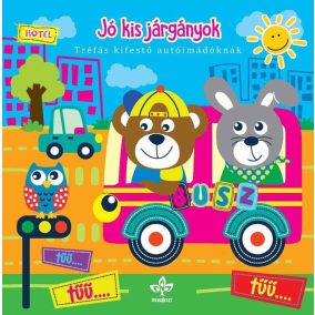 Jó kis járgányok - Tréfás kifestő autóimádóknak