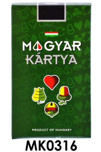 Magyar kártya 65x10 cm, hagyományos design, strapabíró kivitel.