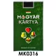Magyar kártya 65x10 cm, hagyományos design, strapabíró kivitel.