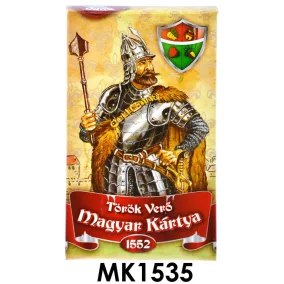 Magyar kártya Törökverő mintával, 65x10 cm méretben.