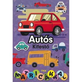 Autós kifestő matricákkal