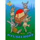 Nyuszi hopp - Kifestő