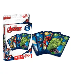   Marvel Bosszúállók 4 az 1-ben kártyajáték memória és reflexre.